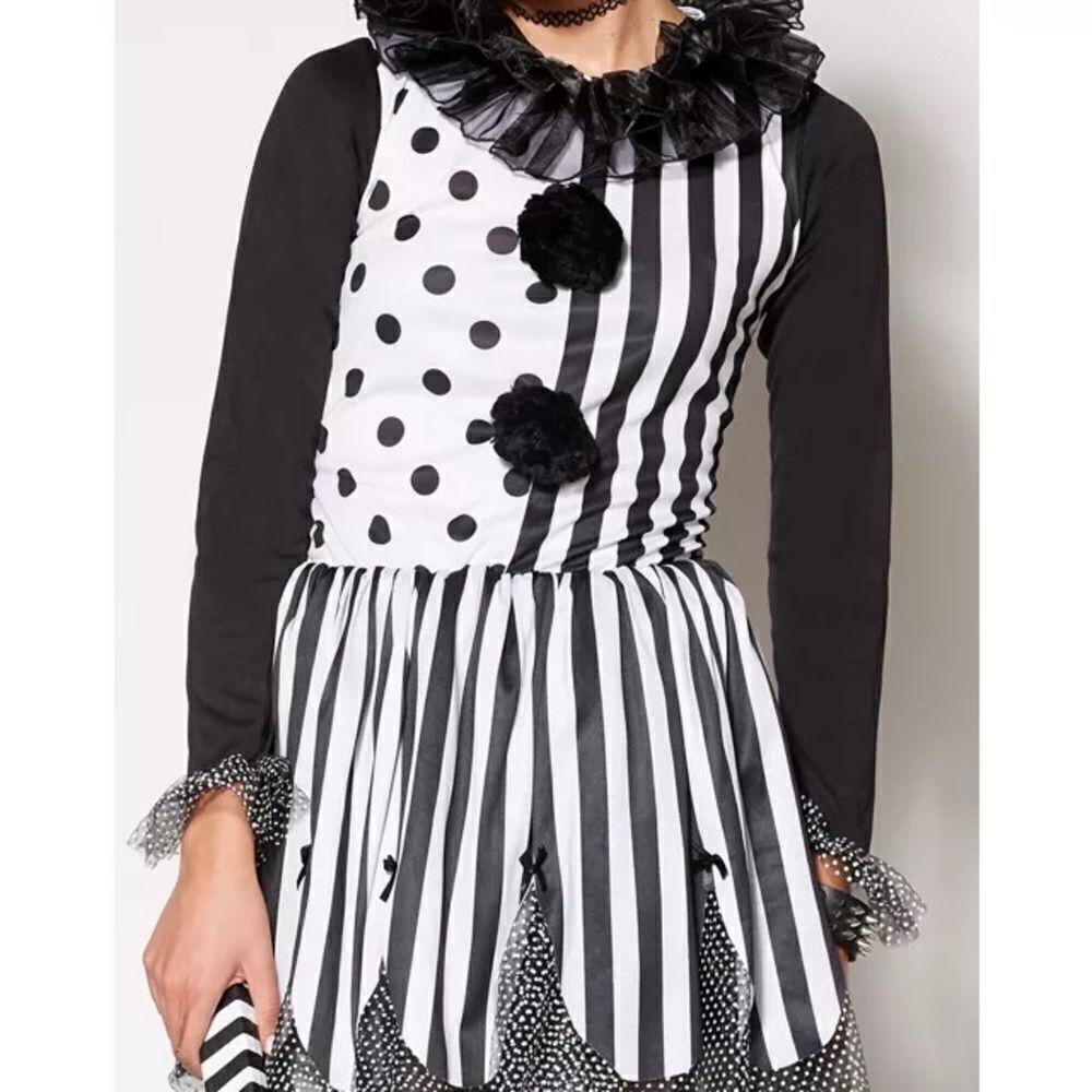 Scary Clown Halloween Costume women's size Small/Medium